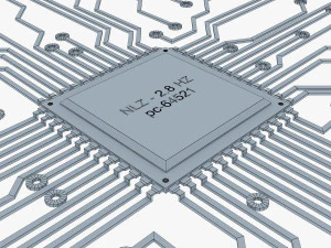 電子回路v4 3Dモデル