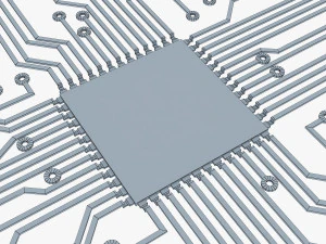 電子回路v4 3Dモデル