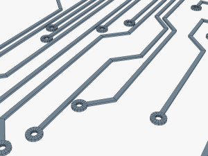 electronic circuit v 4 3D Model