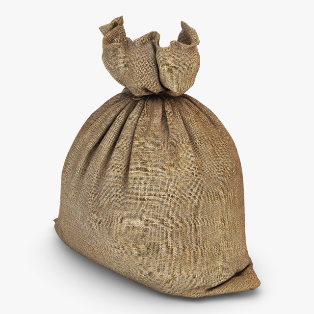 sack v 4 3D Model .c4d .max .obj .3ds .fbx .stl .blend 