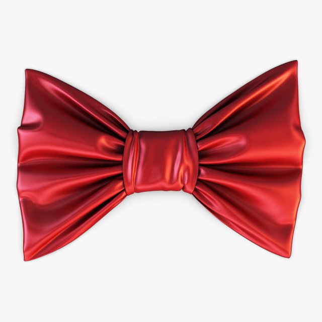 bow tie v 1 3D 모델 .c4d .max .obj .3ds .fbx .stl .blend 