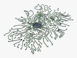 electronic circuit v 5 3D Model