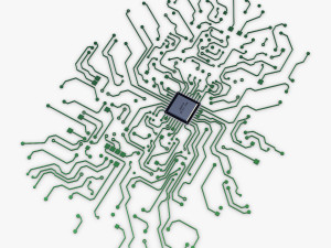electronic circuit v 5 Modelo 3D