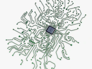 electronic circuit v 5 3D Model
