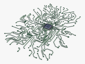 electronic circuit v 5 Modelo 3D