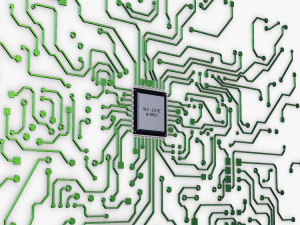 electronic circuit v 5 3D Model