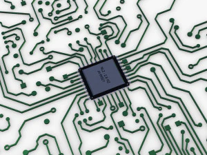 electronic circuit v 5 3D Model