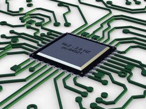 electronic circuit v 5 3D Model