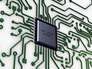electronic circuit v 5 3D Model
