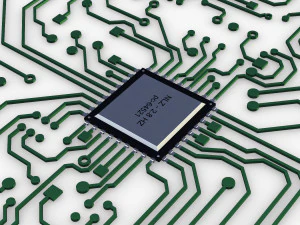 electronic circuit v 5 3D Model
