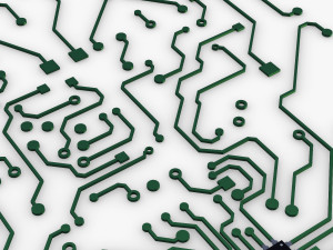 electronic circuit v 5 Modelo 3D