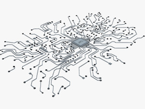 electronic circuit v 5 Modelo 3D