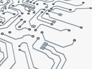 electronic circuit v 5 Modelo 3D
