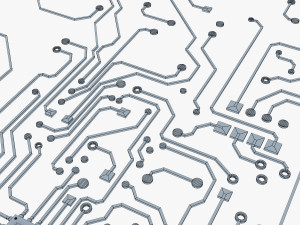 electronic circuit v 5 Modelo 3D
