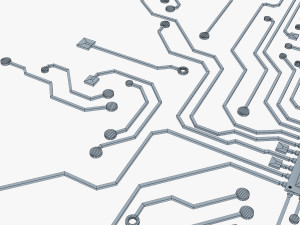 electronic circuit v 5 Modelo 3D
