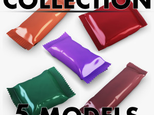 candy wrapper collection volume 1 3D Model