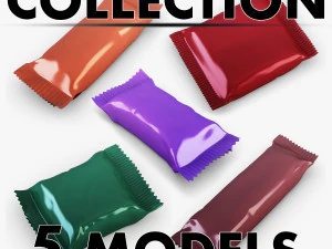 candy wrapper collection volume 1 3D Model