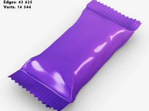 candy wrapper collection volume 1 3D Model