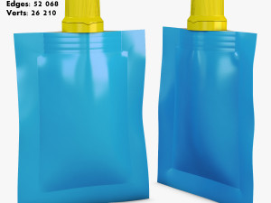 doypack packaging collection volume 1 Modello 3D