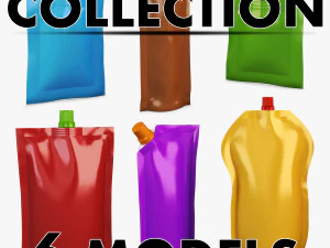 doypack packaging collection volume 1 3D Model