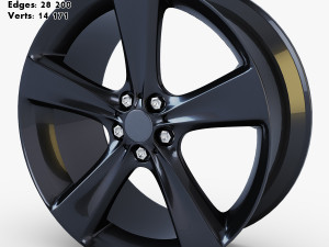 car rim wheel collection volume 1 3D Model