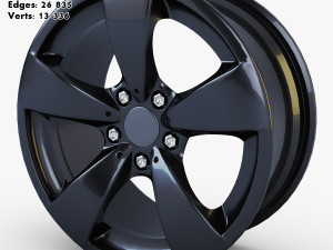 car rim wheel collection volume 1 3D Model