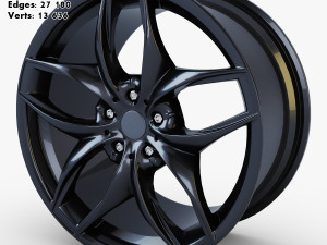 car rim wheel collection volume 1 3D Model