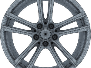 car rim wheel collection volume 1 3D Model