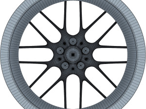 car rim wheel collection volume 1 3D Model