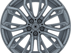 car rim wheel collection volume 1 3D Model
