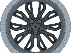 car rim wheel collection volume 1 3D Model