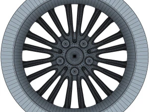 car rim wheel collection volume 2 3D Model