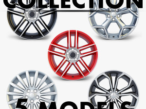 car rim wheel collection volume 3 3D Model
