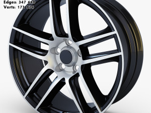 car rim wheel collection volume 3 Model 3D