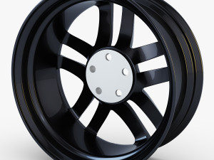 car rim wheel collection volume 3 Model 3D