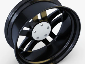 car rim wheel collection volume 3 3D Model