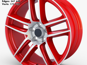 car rim wheel collection volume 3 Model 3D