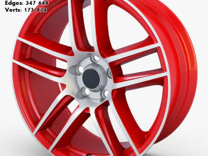 car rim wheel collection volume 3 3D Model