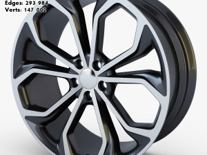 car rim wheel collection volume 3 Model 3D