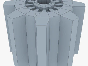 gears set low poly v 1 3D Model