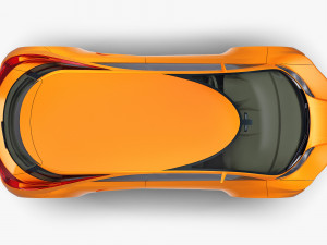 generic electric concept car Model 3D