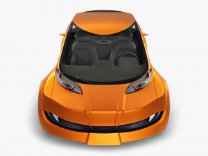 generic electric concept car 3D Model