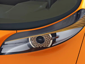 generic electric concept car 3D Model
