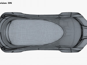 generic electric concept car Model 3D
