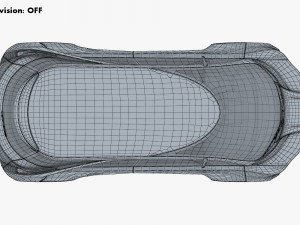 generic electric concept car Model 3D