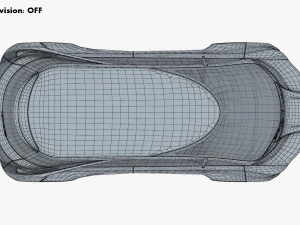 generic electric concept car 3D Model