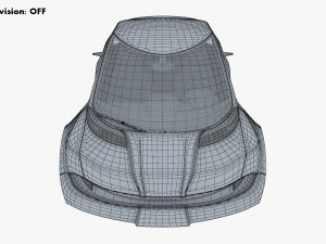 generic electric concept car Model 3D