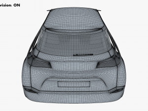 generic electric concept car Model 3D