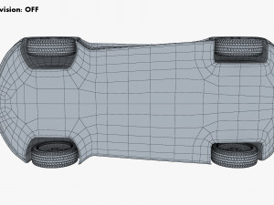 generic electric concept car Model 3D