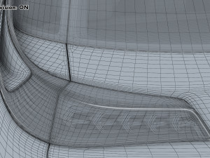 generic electric concept car Model 3D